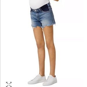 Joe’s jeans Ozzie Maternity cut-off denim shorts